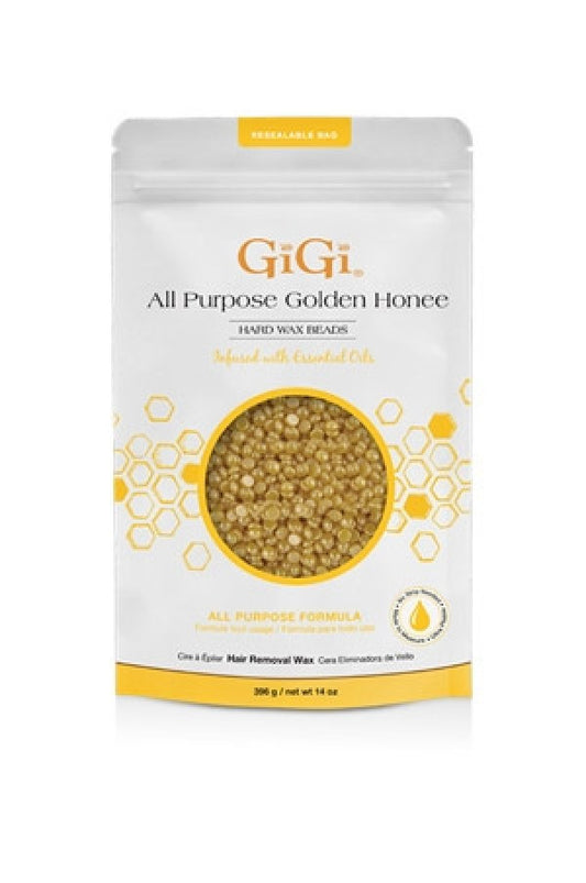 GiGi-39  All Purpose Golden Honee Hard Wax Beads(14 oz/396 g)-pk