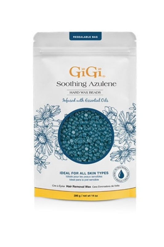 GiGi-40 Soothing Azulene Hard Wax Beads (14 oz/396 g) - pk