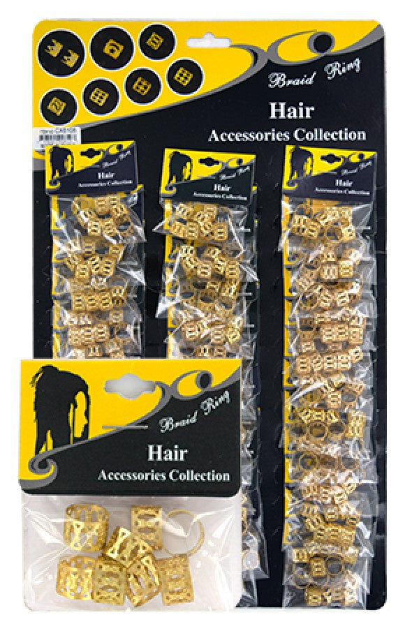 CX6108 Gold Hair Ring Bead (XL) 36/pk - pk