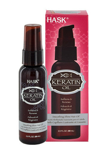 Hask-55 Keratin Protein Smoothing Shine Hair Oil (2 oz)