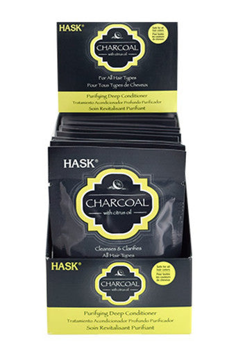 Hask-60 Charcoal Purifying Deep Conditioner 1.75 oz/12 pk/ds