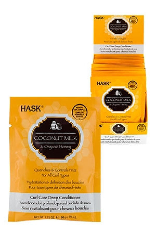 Hask-68 Coconut Milk Deep Conditioner 1.75 oz/12pk/ds