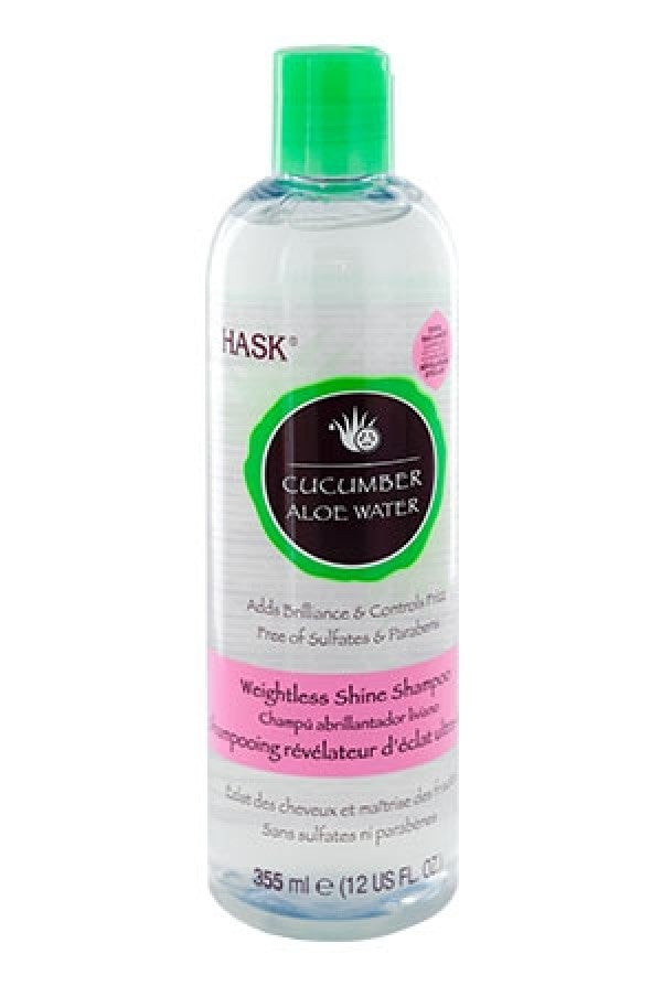 Hask-72 Weightless Shine Shampoo-Cucumber Oil (12 oz)