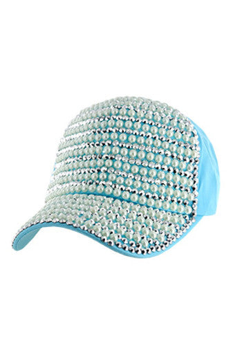 67935 Fashion Rhinestone Cap -pc