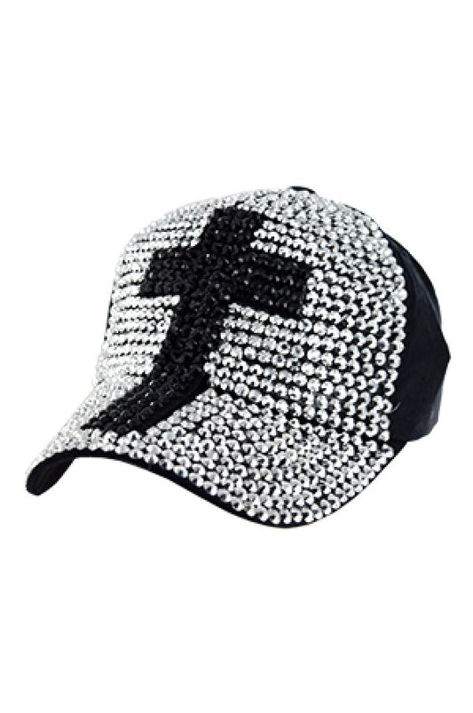 68048 Fashion Rhinestone Cap -pc