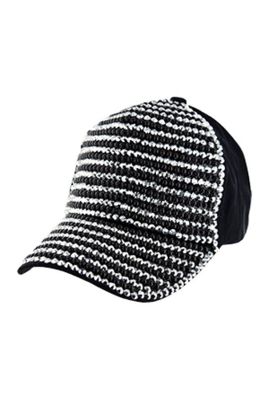 69878 Fashion Rhinestone Cap -pc