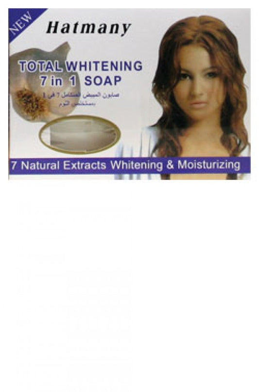 Hatmany-6 Total Whitening 7 in 1 Soap - 7 Natural Extracts Whitening & Moisturizing (120 g)