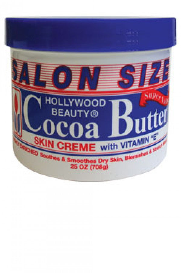 Hollywood Beauty-33 Salon Size Cocoa Butter Skin Creme with Vitamin E (25oz)