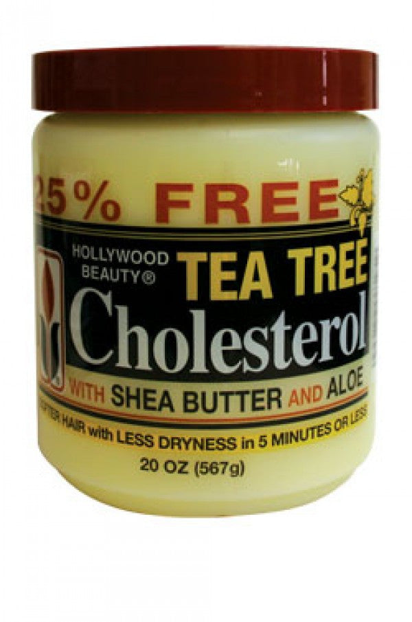 Hollywood Beauty-34 Tea Tree Cholesterol with Shea Butter (20oz)