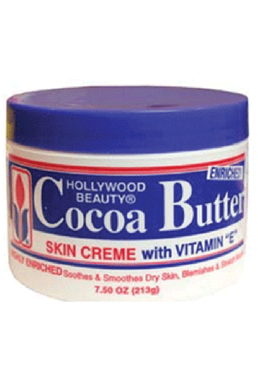 Hollywood Beauty-8 Cocoa Butter Creme with Vitamin E (7.5oz)