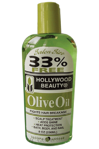 Huile d'olive Hollywood Beauty-18 (8oz)