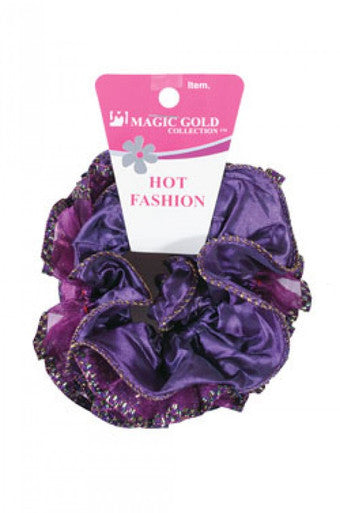 Magic Gold Hot Fashion Scrunchie Ponytail Holder 1904 -dz