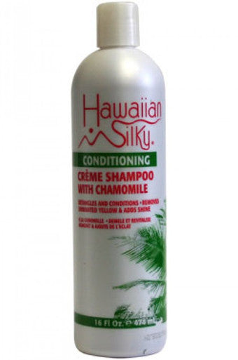 Shampoing crème revitalisant Hawaiian Silky-6 à la camomille (16oz)