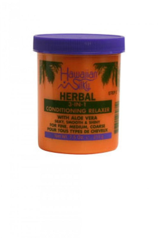 Hawaiian Silky-32 Herbal 3-in-1 Relaxer Jar (7.5oz)