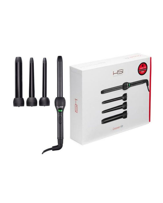HSI Groover 4pc Curling Wand Kit