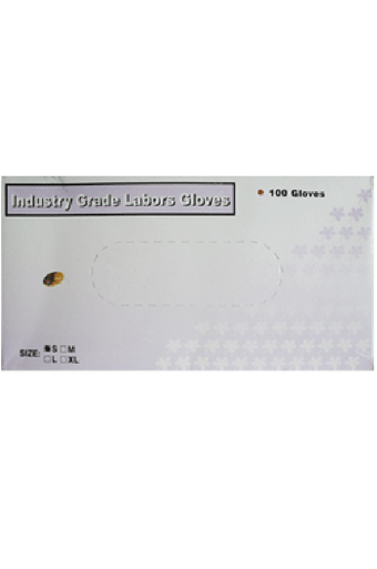 Qualité industrielle - Gants en latex (100 pièces/boîte) -grand