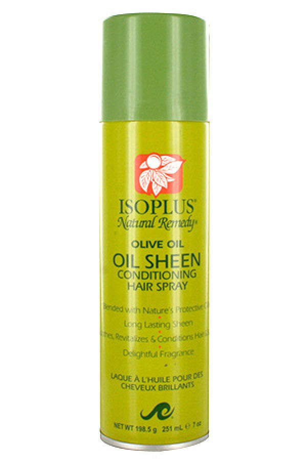 Isoplus-56 Natural Remedy Olive Oil Sheen Hair Spray (7oz)