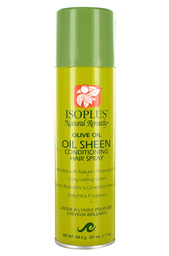 Isoplus-56 Natural Remedy Olive Oil Sheen Hair Spray (7oz)