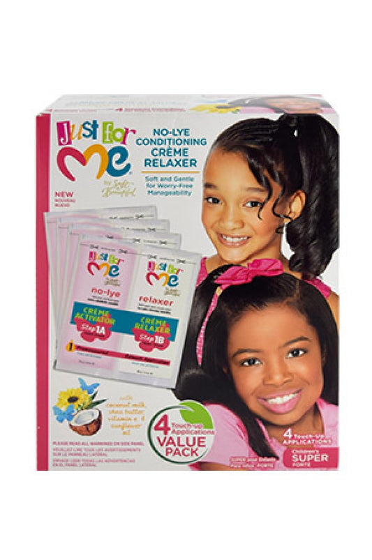 Just for Me-25 No-Lye Relaxer Kit 4Touch-Up App (Super)