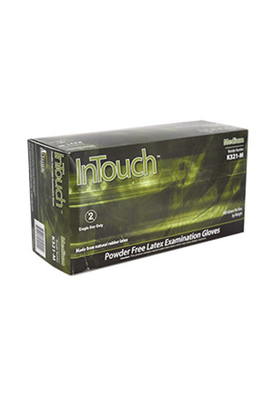 Atlantic-K321-M Intouch Powder Free Latex Gloves Medium (100pc/box)-box