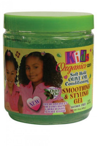 Africa's Best-73 Kid's Organics Soft Hold Olive Oil Conditioning Smoothing & Styling Gel (15 oz)