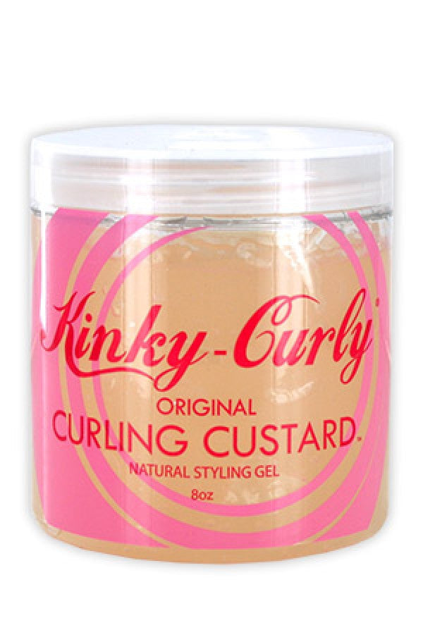 Kinky Curly Curling Custard Natural Styling Gel (8oz)