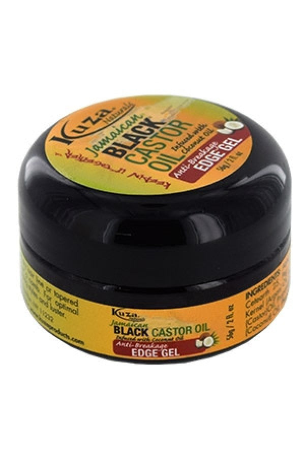 Kuza-46Black Castor Oil Anti-Breakage Edge Gel (2 oz)