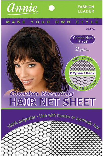 ANNIE Combo Weaving Hair Net Sheet