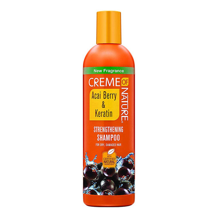 CREME OF NATURE Acai Berry & Keratin Shampoo (12oz)