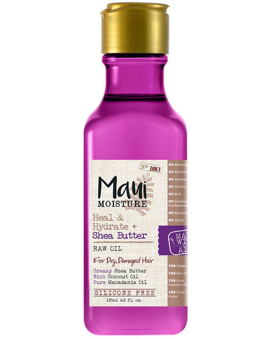 MAUI MOISTURE Heal & Hydrate Shea Butter Raw Oil (4.2oz)