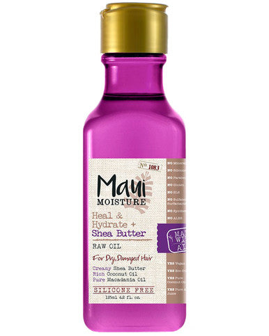 MAUI MOISTURE Heal &amp; Hydrate Huile brute de beurre de karité (4,2 oz)