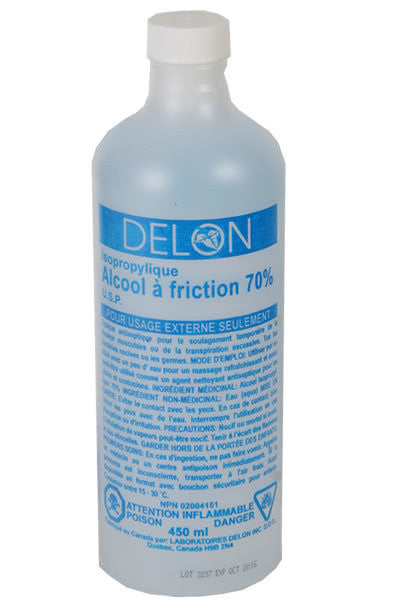 DELON Rubbing Alcohol 70% (450ml)