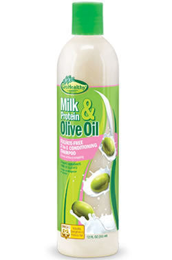 SOFN'FREE ***Milk Protein & Olive Oil 2 in 1 Conditioning Shampoo (12oz)
