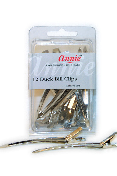 ANNIE Duck Bill Clips (12pc) #3195 [pk]