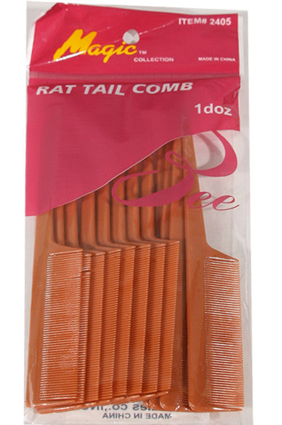 MAGIC COLLECTION Rat Tail Comb 12pcs Bulk Pack