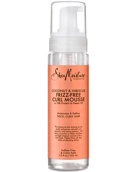 SHEA MOISTURE Coconut & Hibiscus Frizz-Free Curl Mousse (7.5oz)