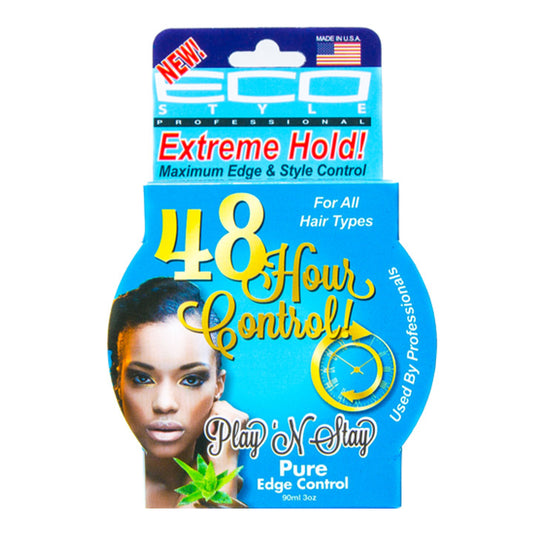 ECO PlaynStay 48 Hr Extreme Hold Edge Gel [Pure] (3oz)