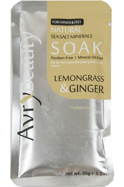 AVRY BEAUTY Hand&Foot Sea Salt Soak [Lemongrass & Ginger] [pc]