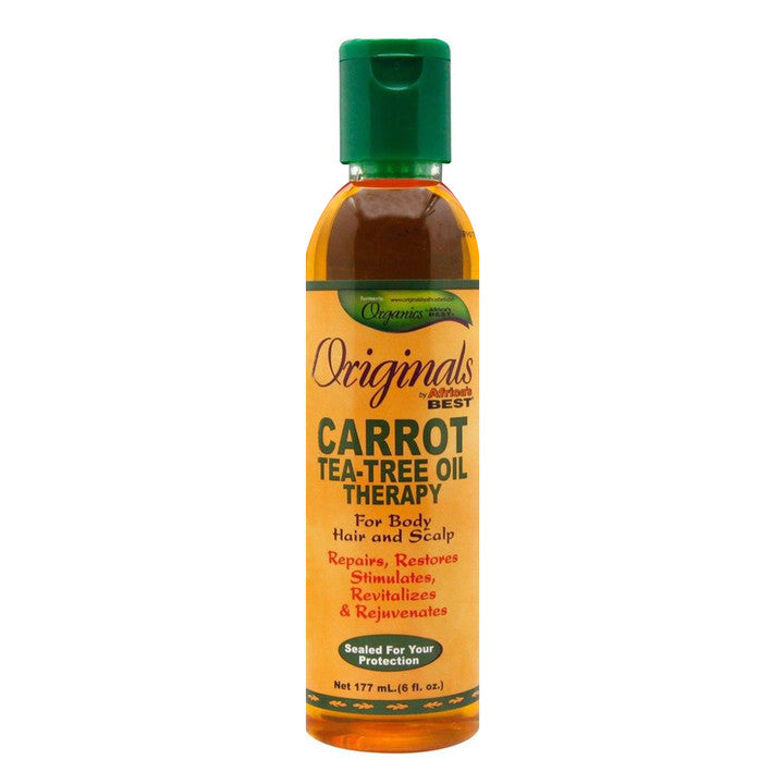 AFRICA'S BEST Originals Carrot Tea-Tree Oil (6oz)