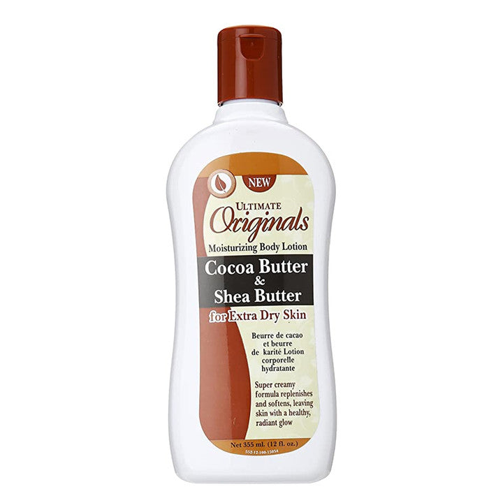 AFRICA'S BEST Ultimate Originals Cocoa & Shea Butter Body Lotion (12oz)