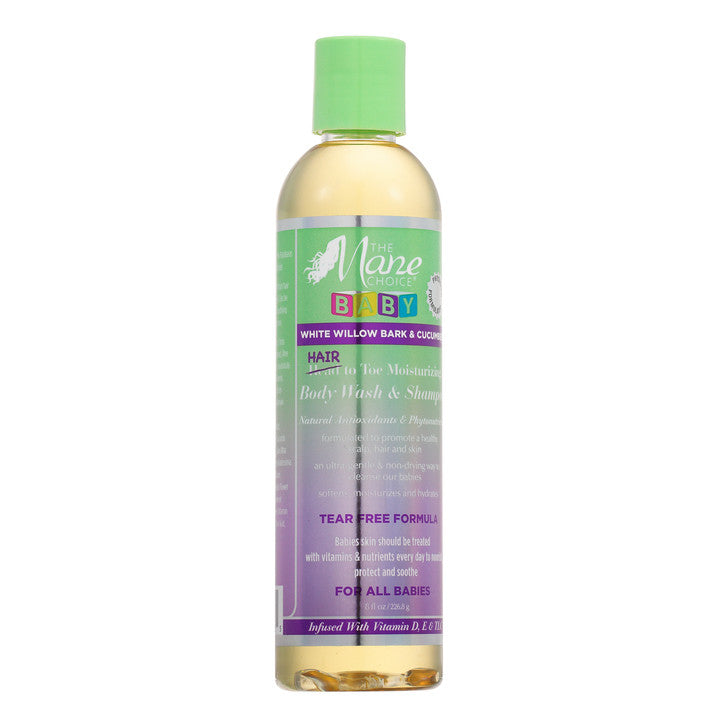 THE MANE CHOICE White Willow Bark & Cucumber Baby Body Wash & Shampoo(8oz)