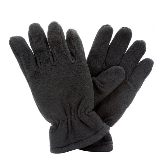 XO WINTER COLLECTION Men's Soft Polar Fleece Gloves Black #MGL0002