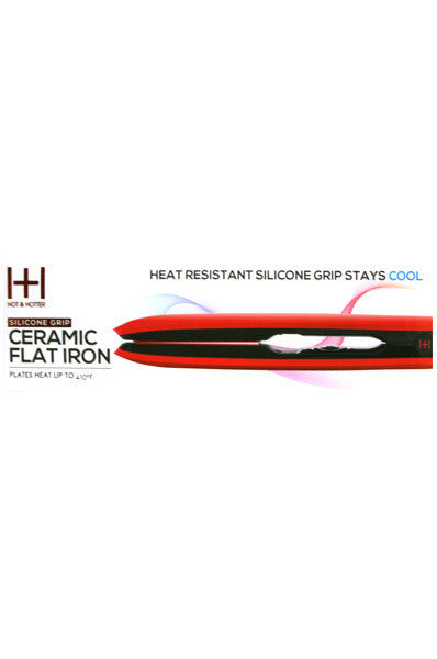ANNIE Silicone Grip Ceramic Flat Iron