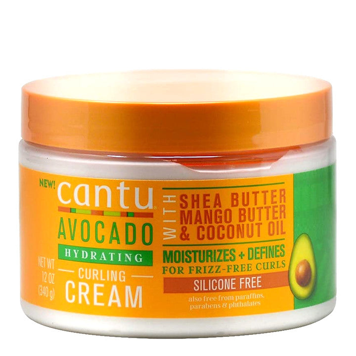 CANTU Avocado Hydrating Curling Cream Silicon Free(12oz)