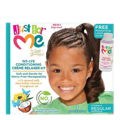 JUST FOR ME No-Lye Conditioning Creme Relaxer Kit [Regular] #37200