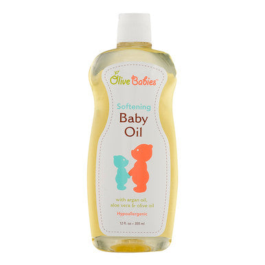 OLIVE BABIES Huile adoucissante pour bébé (12oz)