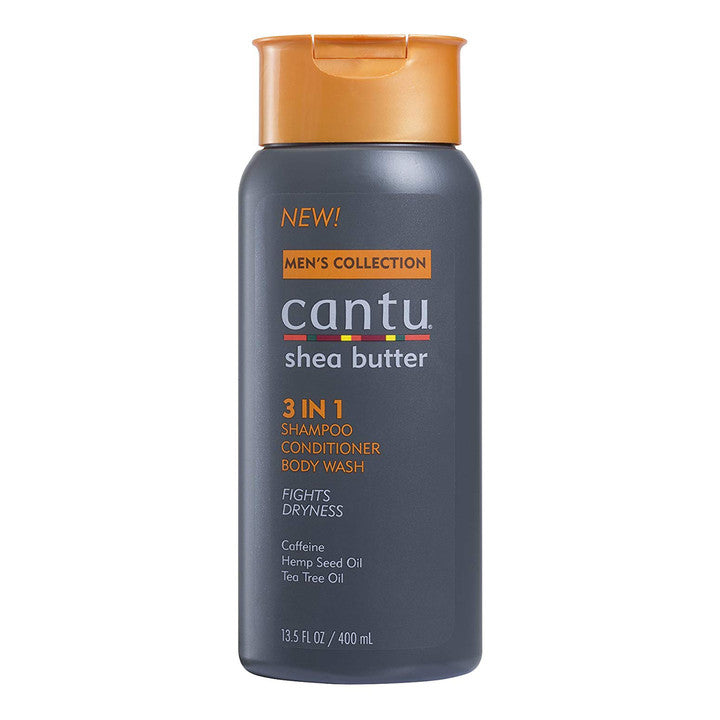 CANTU Mens 3 In 1 Shampoo/ Conditioner/ Body Wash (13.5oz)