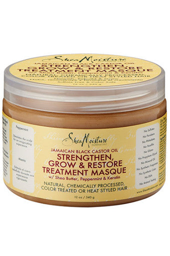 SHEA MOISTURE Masque de traitement à l'huile de ricin noire jamaïcaine (12oz)