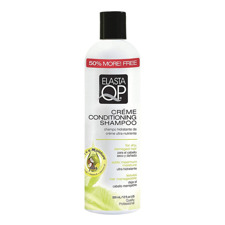 ELASTA QP  Creme Conditioning Shampoo (12oz) Bonus