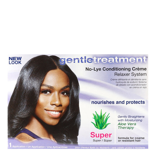 GENTLE TREATMENT No-Lye Conditioning Creme Relaxer Kit [Super]